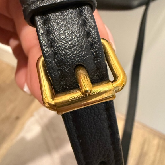 YSL black calfskin tote bag - Picture 4 of 9